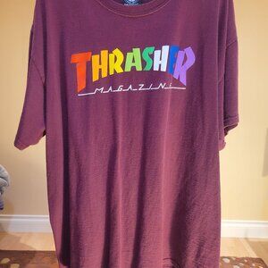 Thrasher Pride Logo XL Tee
